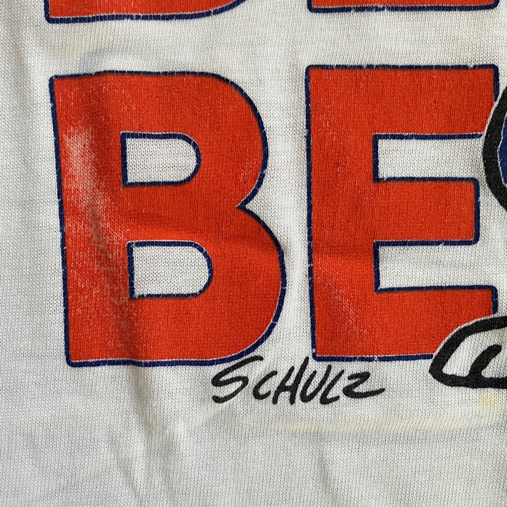 vintage 1971 Peanuts Snoopy and Chicago Bears t-shirt. - Picture 3 of 9